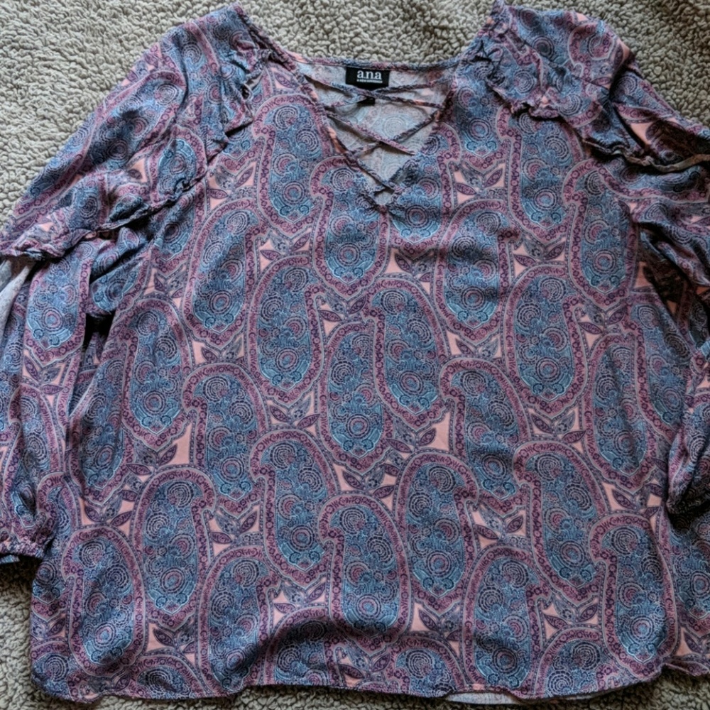 3/4 length blouse